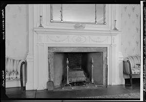 Peirce-Nichols House, Salem, interior, fireplace