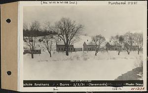 White Brothers Co., tenement houses #27-28, #29-30, #31-32, #33-34, Barre, Mass., Feb. 2, 1931
