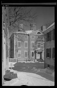 The Jeremiah Lee Mansion in midwinter, Marblehead