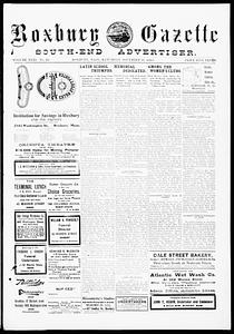 Roxbury Gazette and South End Advertiser, November 11, 1911