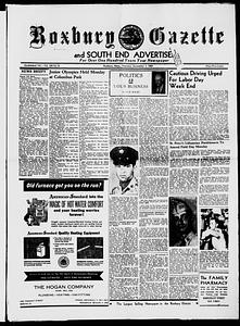 Roxbury Gazette and South End Advertiser, September 01, 1960