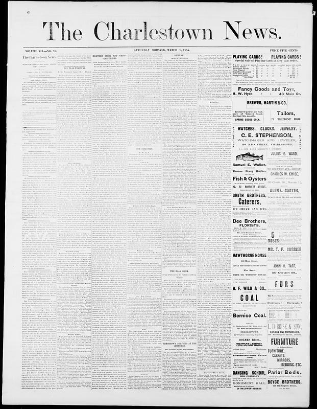 The Charlestown News, March 07, 1885 - Digital Commonwealth