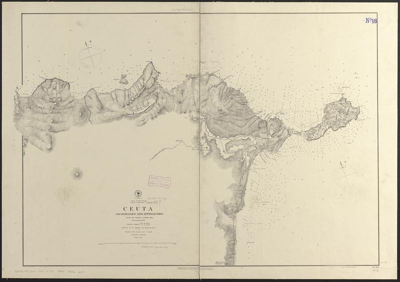 Africa, north coast, Strait of Gibraltar, Ceuta anchorages and ...