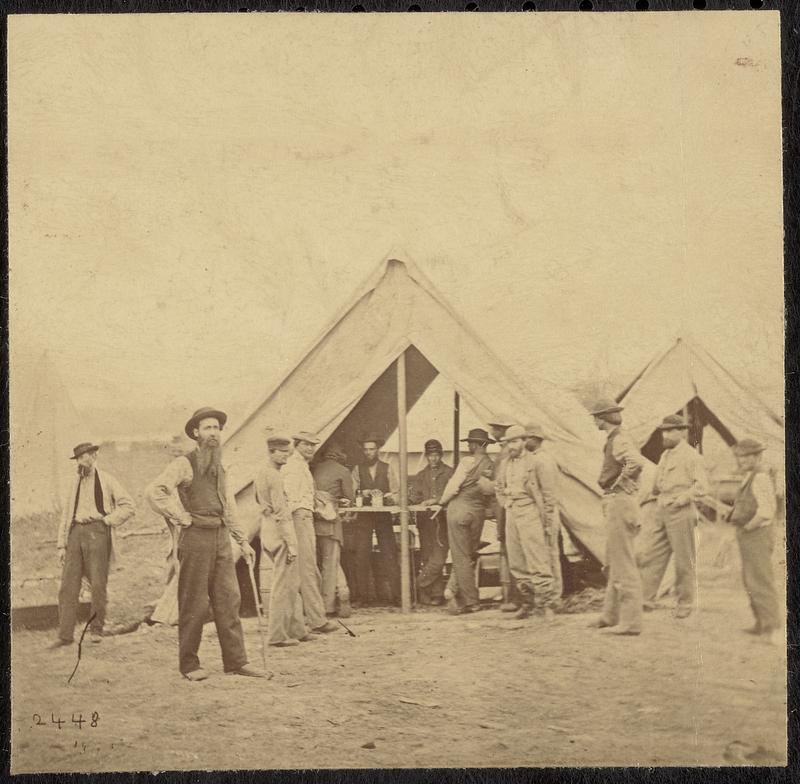 A sutler's tent