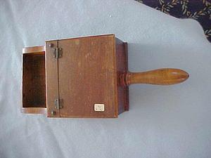 American birchwood voting ballot box