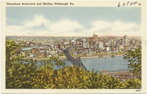 Waterfront Boulevard and skyline, Pittsburgh, Pa.