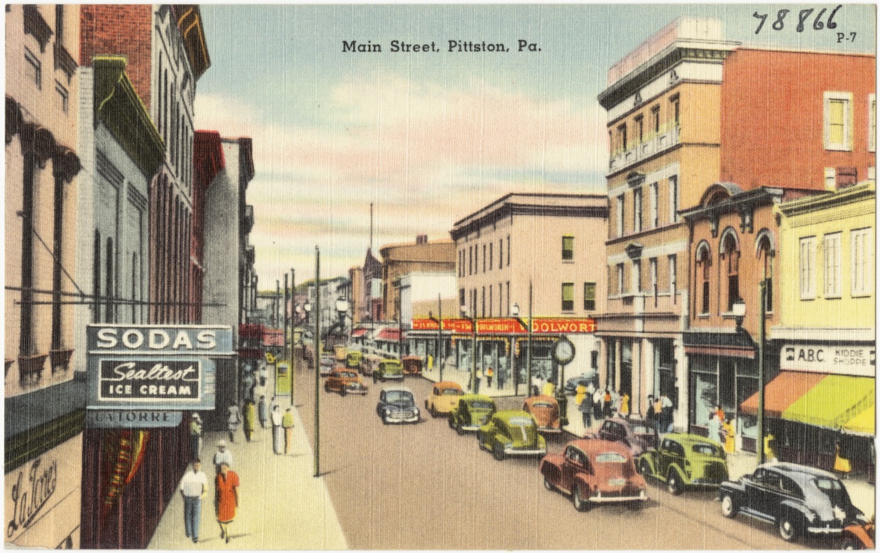 Main Street, Pittston, PA.