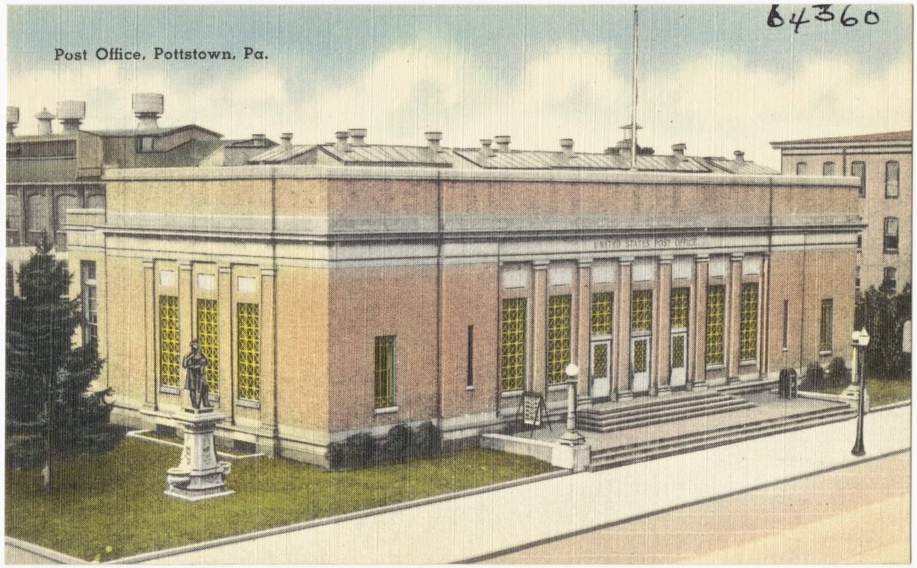 Post office, Pottstown, Pa. Digital Commonwealth