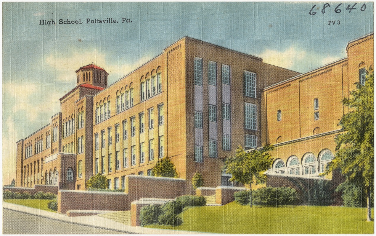 High school, Pottsville, Pa.