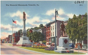 War Memorial Monuments, Pottsville, Pa.