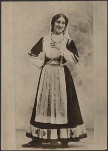 Ester Ferrabini mezzo-sop. Came here with Leonea Vallos Co. 04-20/21 1906