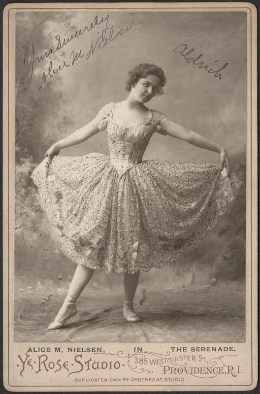 Alice M. Nielsen in The Serenade