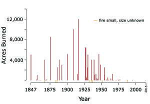 Timeline of Fires on Vineyard