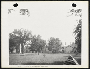 Rear of officers quarters