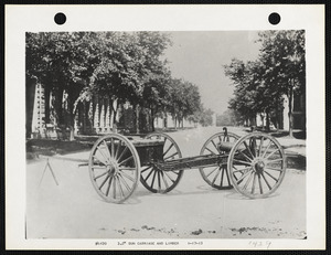 3.2" Gun carriage & limber