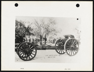 6 inch howitzer carriage, model of 1908