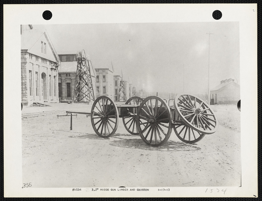 3.2" M1898 gun limber & caisson