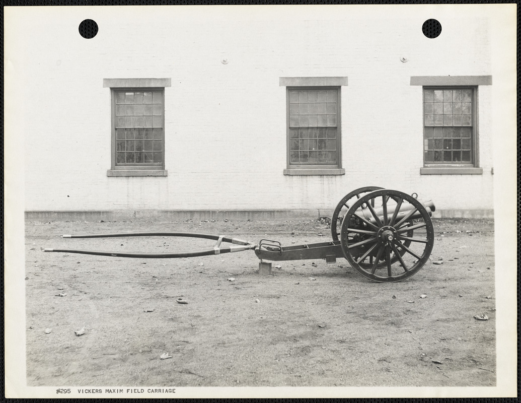 Vickers Maxim field carriage