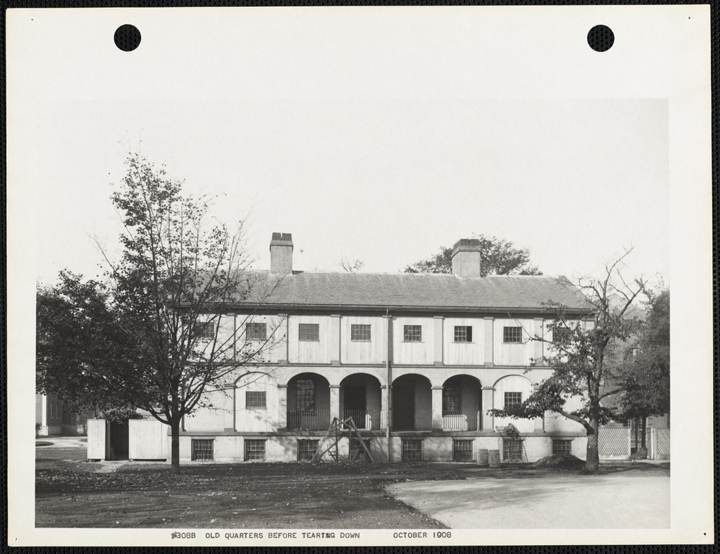 Old quarters before tearing down