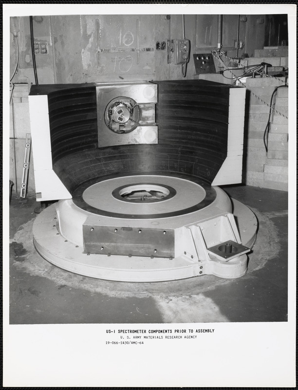 US-1 spectrometer components prior to assembly