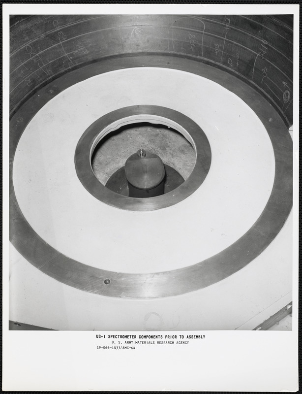 US-1 spectrometer components prior to assembly