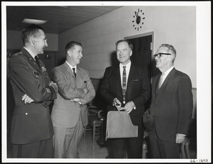 Col. Kellogg, Joseph F. Sullivan, Dr. Henry Rothrock and James L. Martin