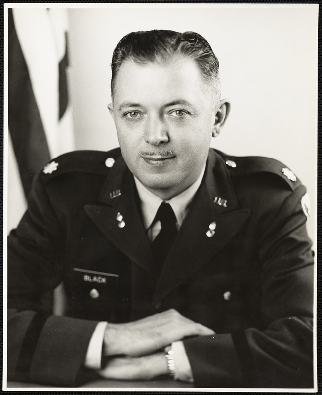 Lt. Col. Joseph E. Black, Commanding Officer of U.S. Army Materials Research Agency