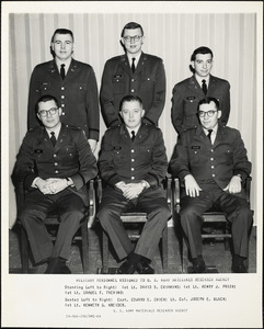 Military personnel assigned to U.S. Army Materials Research Agency