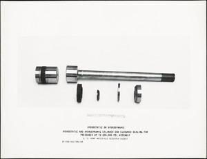 Hydrostatic and hydrodynamic cylinder end closures sealing for pressures up to 200,000 PSI assembly