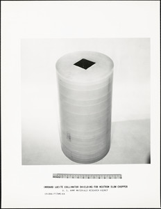 Inboard lucite collimator shielding for neutron slow chopper