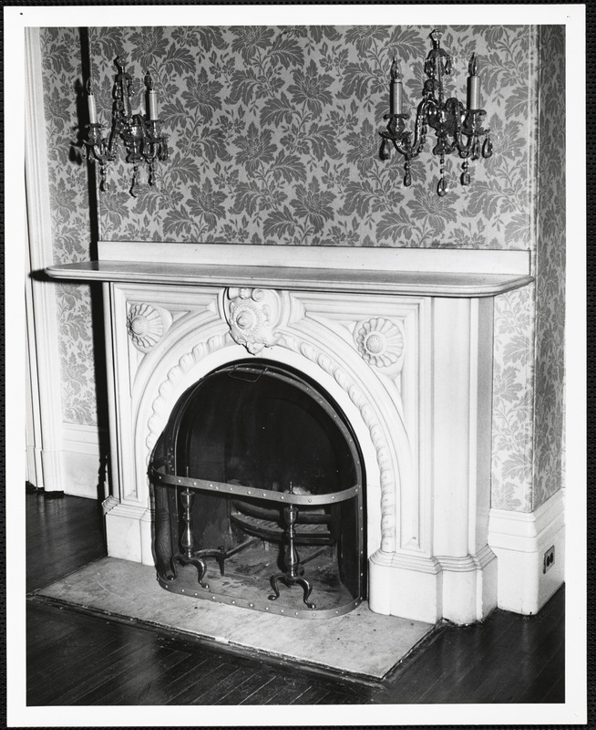 Bldg. 111, fireplace