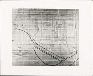 Topographical plan of Watertown Arsenal