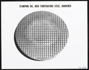 Stamping die, high temperature steel, hardened