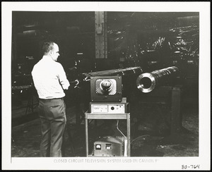Closed circuit television system used on cannon 8"