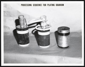 Processing sequence for plating uranium