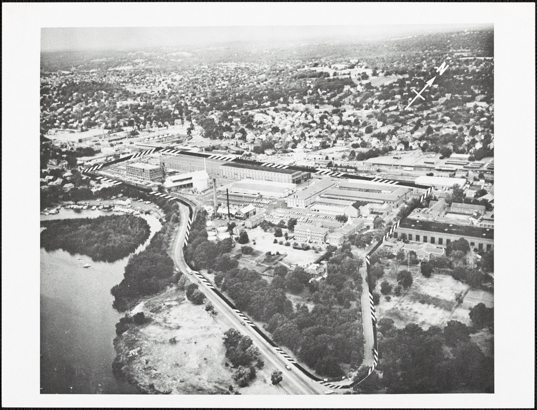 Aerial view of Watertown Arsenal