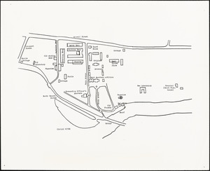 Map showing erecting shop and other buildings added to the arsenal in the 19th century