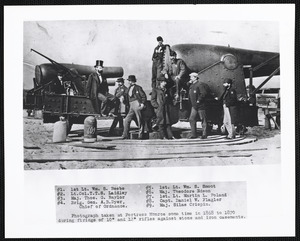 Rodman gun during testing at Ft. Monroe, Virginia