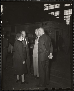 Col. Mesick, Edith Nourse Rogers with group