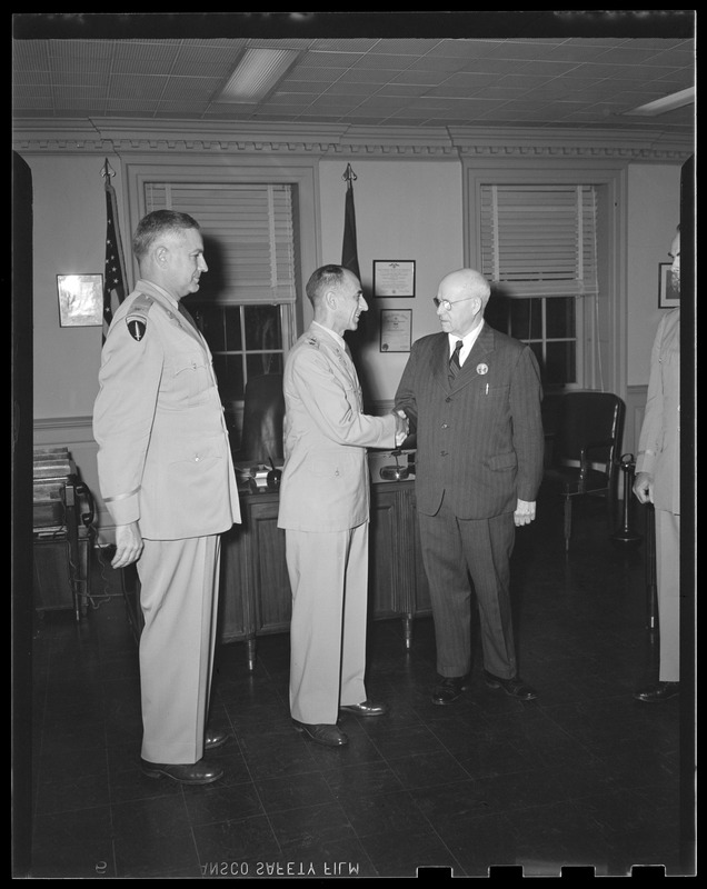 Col. Mesick with Dr. Lester