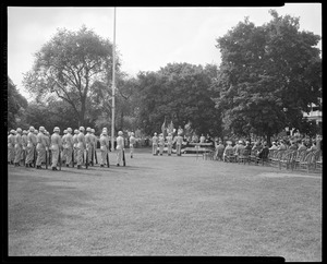 Changing Command ceremony from Col. Mesick to Col. Tabor