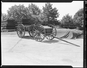 Caisson for 3.2" gun, M1895 and M1897, this historic caisson used in funeral of the late Franklin Delano Roosevelt