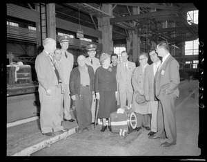 Edith Nourse Rogers with arsenal men