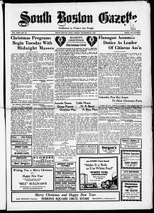 South Boston Gazette, December 20, 1940