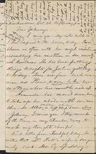 Letter from Zadoc Long to John D. Long, October 26, 1869