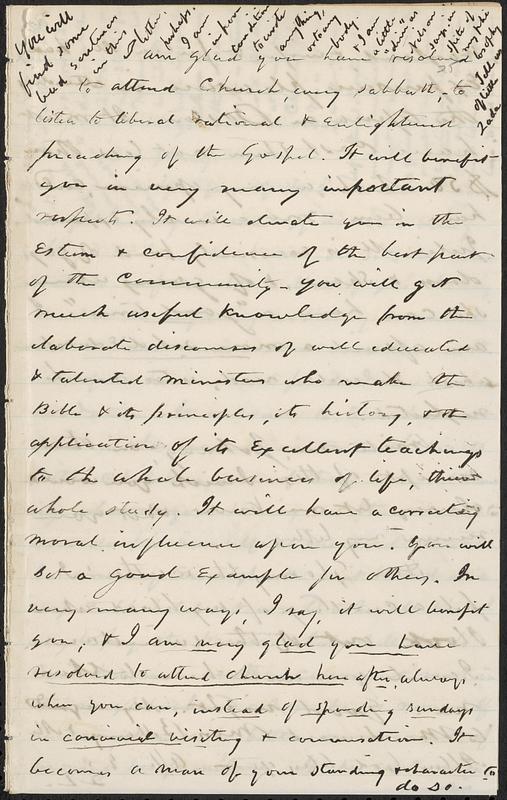 Letter from Zadoc Long to John D. Long