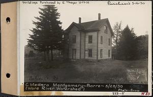 John T. and C. Medora Montgomery, house, Barre, Mass., May 28, 1930