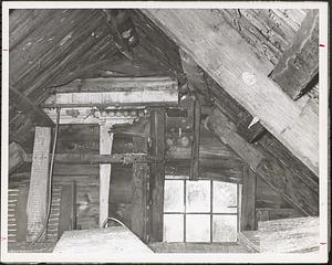 Attic of Josiah Shattuck House