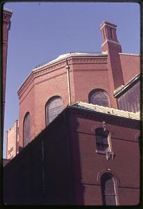 St. Mary's Church rear windows, Endicott Street Boston North End