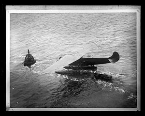 The "Friendship" N-X 4204 in the water anchored to a bouy